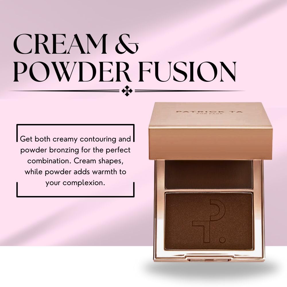 PATRICK TA Major Sculpt Crème Contour & Powder Bronzer Duo She's Chiseled Beauty & Personal Care PATRICK TA