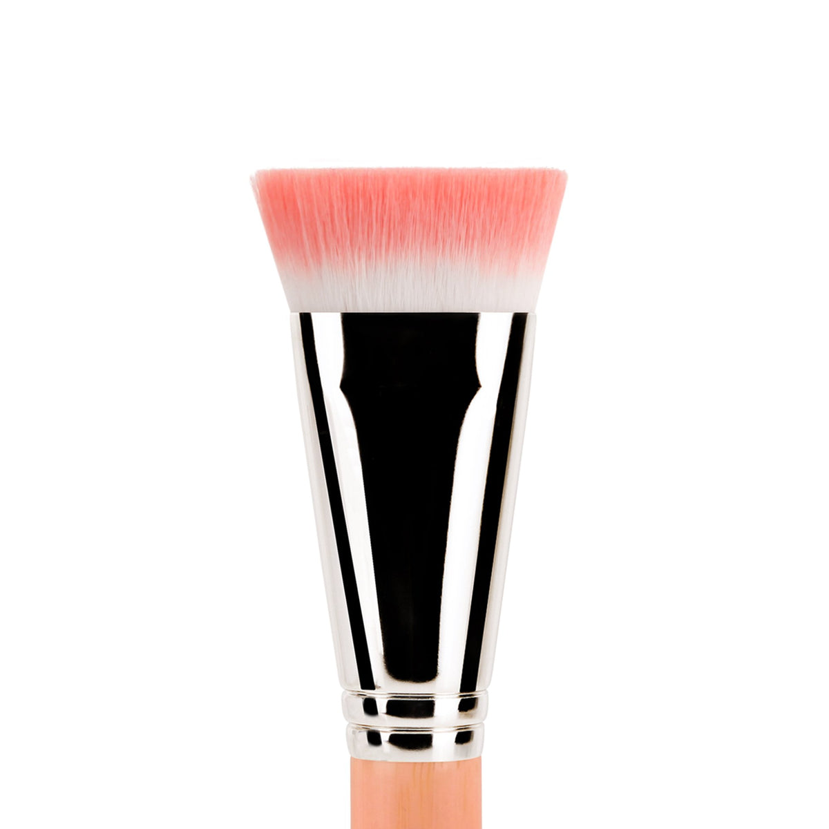 Bdellium Tools Professional Makeup Brush - Pink Bambu Series 987 Face Blending - With Soft Synthetic Fibers, For Contour Lines (Pink, 1pc)