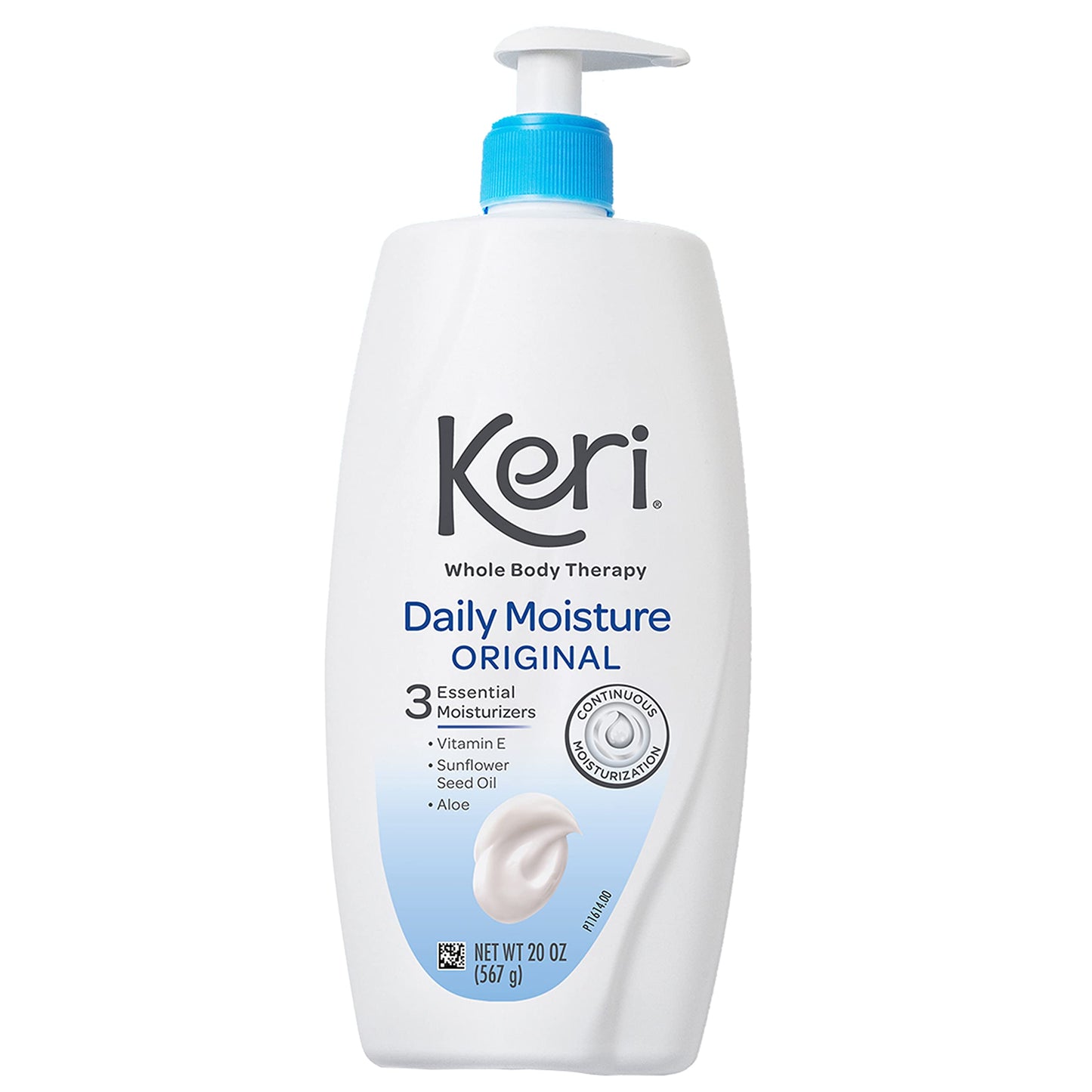 Keri Whole Body Therapy Original, Continuous Moisturization, 3 Essential Moisturizers (Vitamin E, Aloe and Sunflower Seed Oil), 20 Oz Beauty & Personal Care Keri