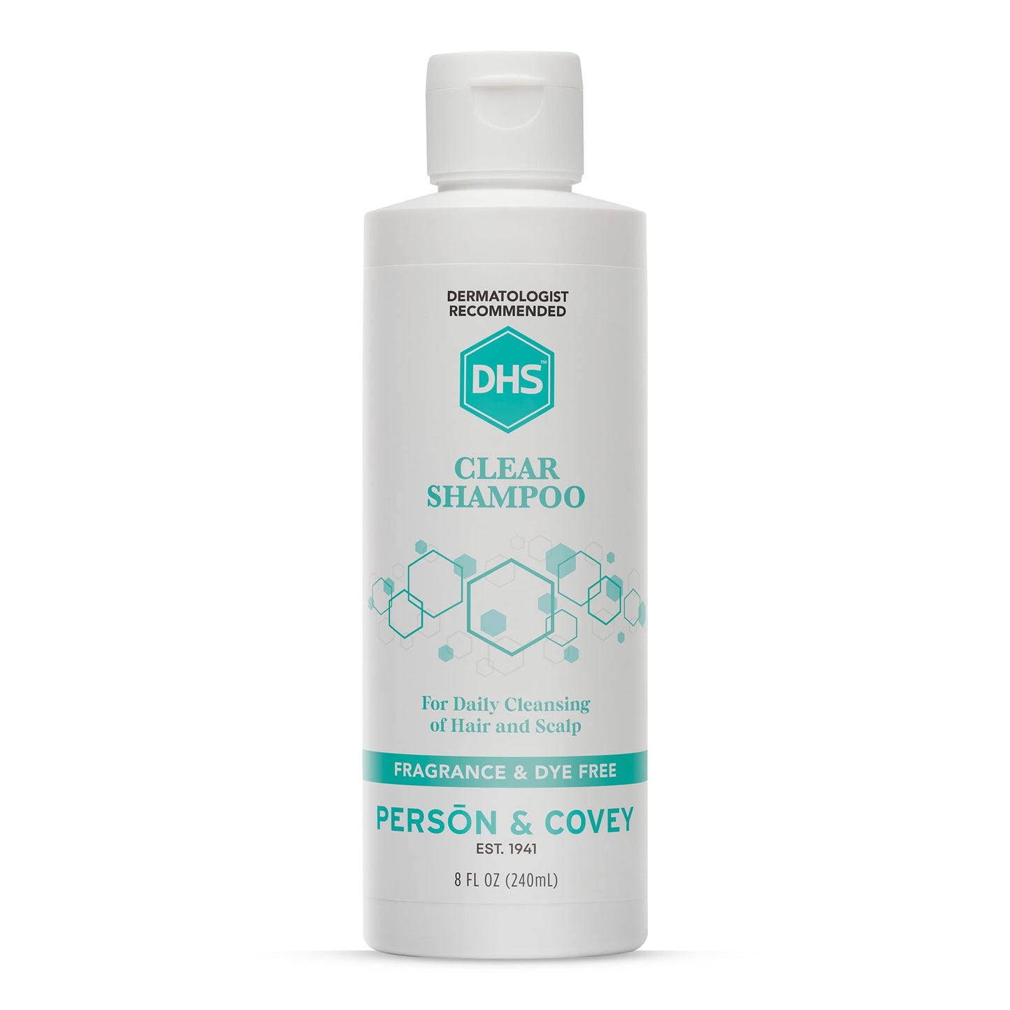 DHS Clear Shampoo - Women’s and Men’s Shampoo for Sensitive Skin/Unscented, Cleans Hair and Treats Dry Scalp/Irritant-free, Paraben-free Beauty & Personal Care DHS