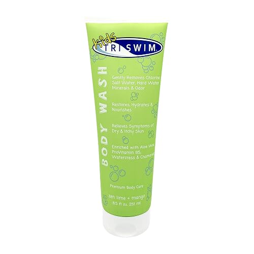 Triswim Kids Scented Body Wash After Swimmer Skincare, Chlorine Removal, Soothes and Moisturizes Skin, Relieves Symptoms Eczema & Dry Skin Beauty & Personal Care TRISWIM