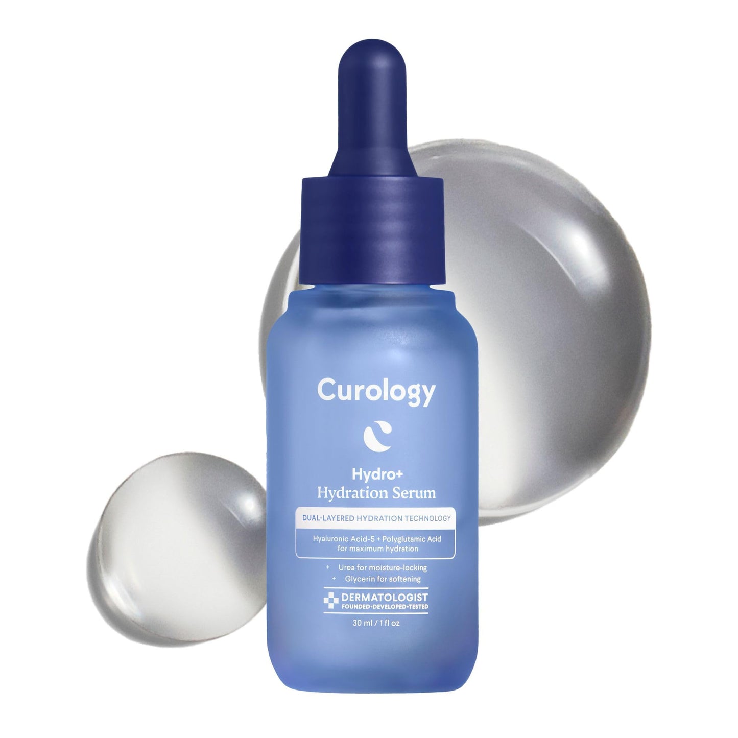 Curology Hydration Serum, Hyaluronic Acid-5 Complex Face Serum, Visibly Plumping, Smoothing, Hydrating Skin Care, 1 fl oz Beauty & Personal Care Curology
