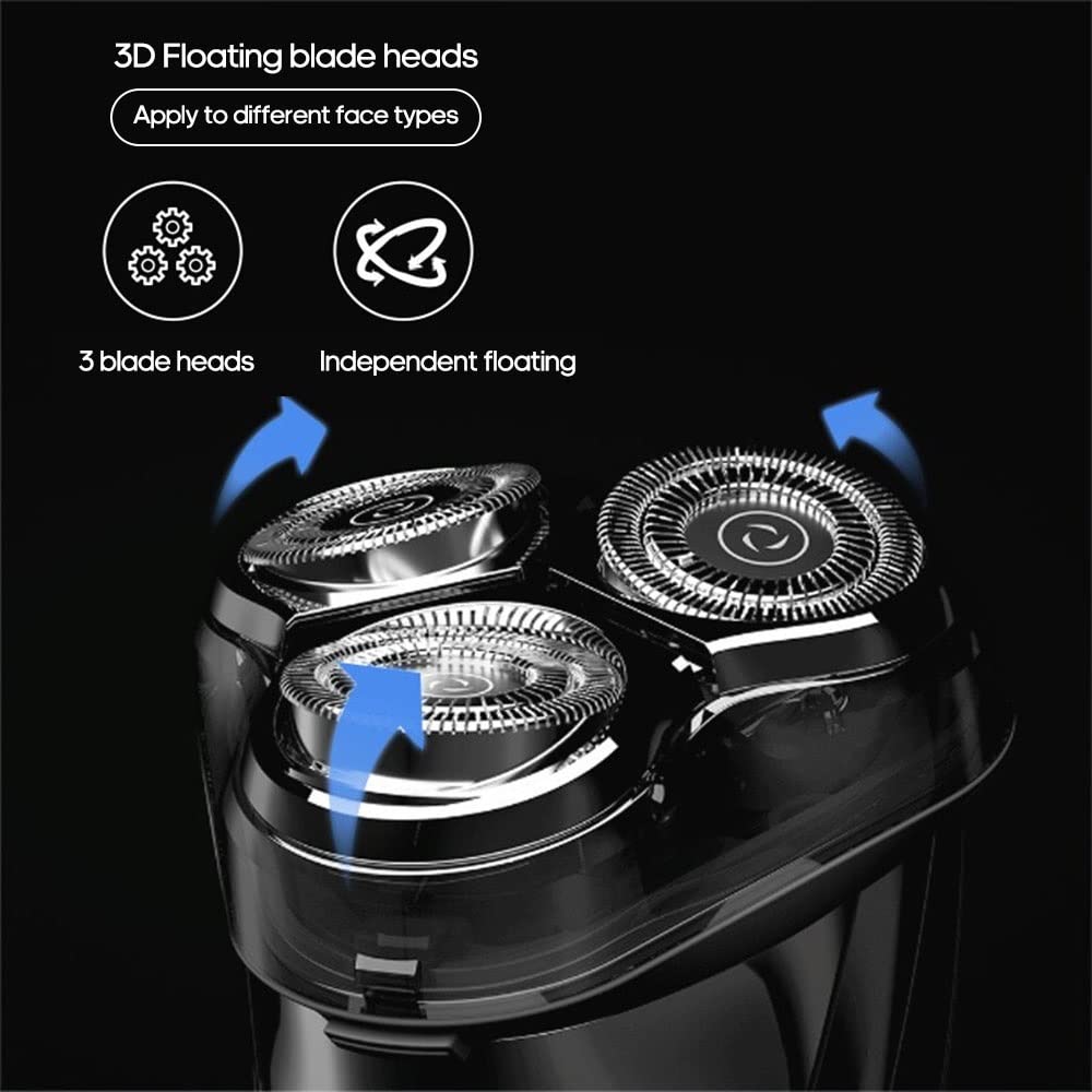 Head Shavers for Bald Men, Electric Shaver for Men Full Body Washable Rechargeable Beard Trimmer Shaving Machine Electric Razor Beauty and Personal Care MAYiT