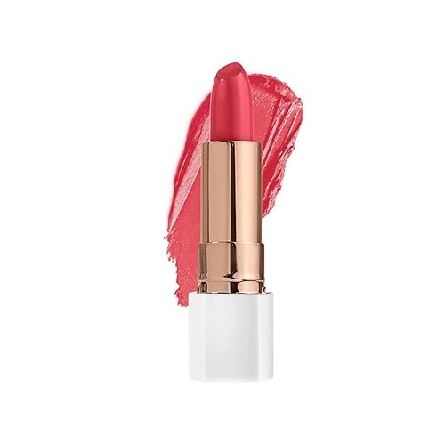 Flower beauty Petal Pout Lipstick Cruelty Free Nourishing Highly Pigmented Lip Color with Antioxidants, Hibis-Kiss- Matte, 0.11 Oz Beauty & Personal Care FLOWER BEAUTY
