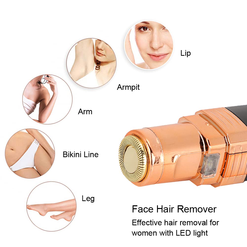 Hair Removal Machine, Compact Cute Lipstick Shape Mini Electric Hair Remover Face Body Hair Removal Machine for Women (Black) Beauty and Personal Care mumisuto