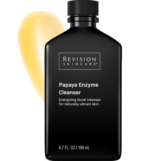 Revision Skincare Papaya Enzyme Cleanser, Energizing Facial Cleanser with Salicylic Acid, Soothing and Exfoliating, 6.7 fl oz Beauty & Personal Care Revision Skincare