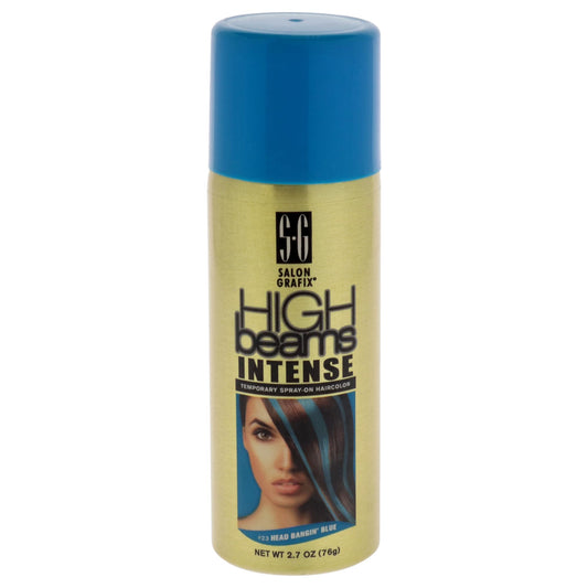 Salon Grafix High Beams Intense Temporary Spray - Blue for Unisex - 2.7 oz Hair Color Beauty & Personal Care HIGH