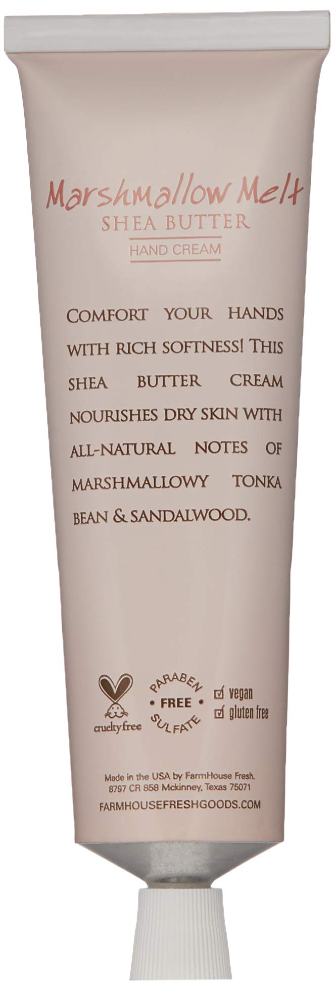 FarmHouse Fresh Marshmallow Melt Shea Butter Hand Cream, Marshmallow, 2 Fl Oz Beauty & Personal Care FarmHouse Fresh