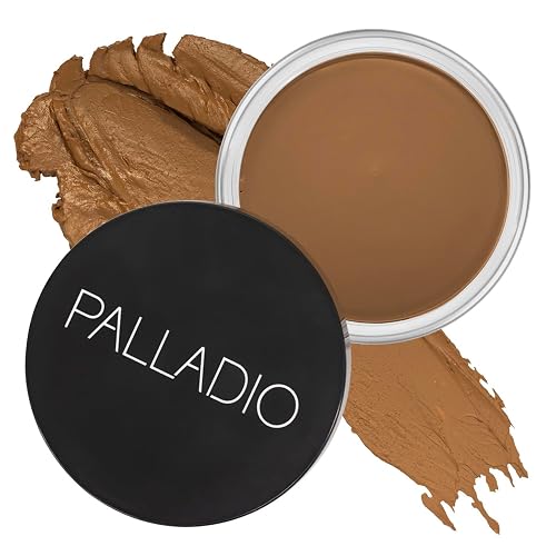 Palladio Cream Bronzer for Face & Skin, Creates a Sun Kissed Glow, Infused with Aloe & Cocoa Butter, Buildable Coverage, Vegan Formula, Cruelty Free Beauty & Personal Care Palladio