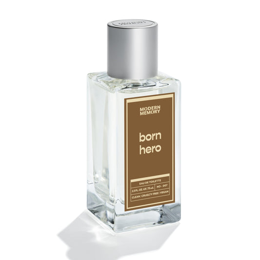 Modern Memory Born Hero Eau de Toilette for Men, 2.5 fl oz - Notes of Bergamot, Black Pepper & Cedarwood Beauty & Personal Care Modern Memory