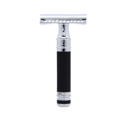 Edwin Jagger DES86RCBLAMZ Short Handled Classic Double Edge Manual Eco-Friendly and Reusable Safety Razor for Men and Women for Shaving Cream or Soap Beauty and Personal Care Edwin Jagger