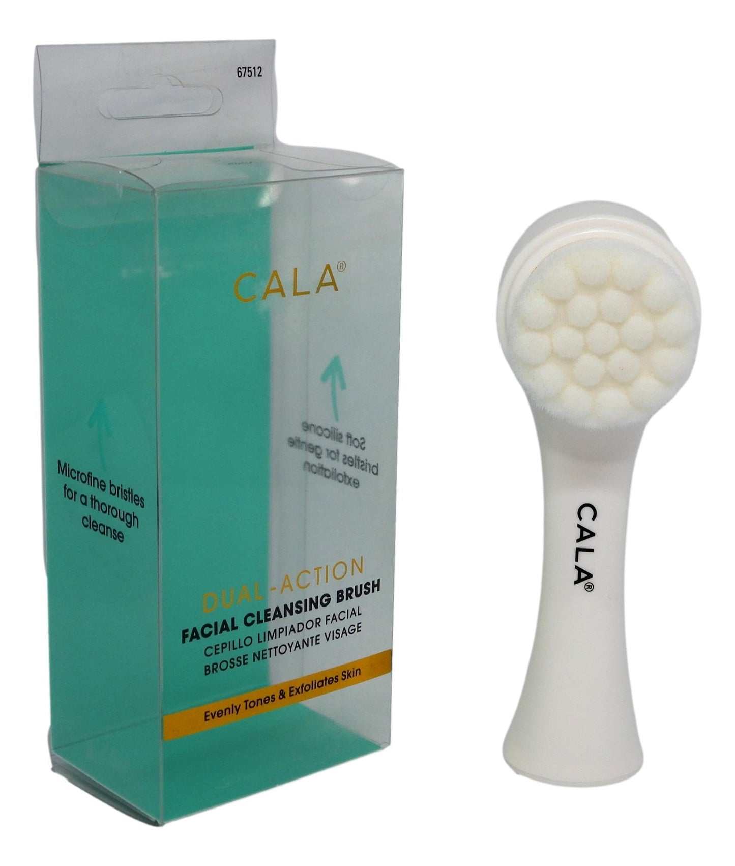 Cala Dual-Action Facial Cleansing Brush Beauty & Personal Care Cala
