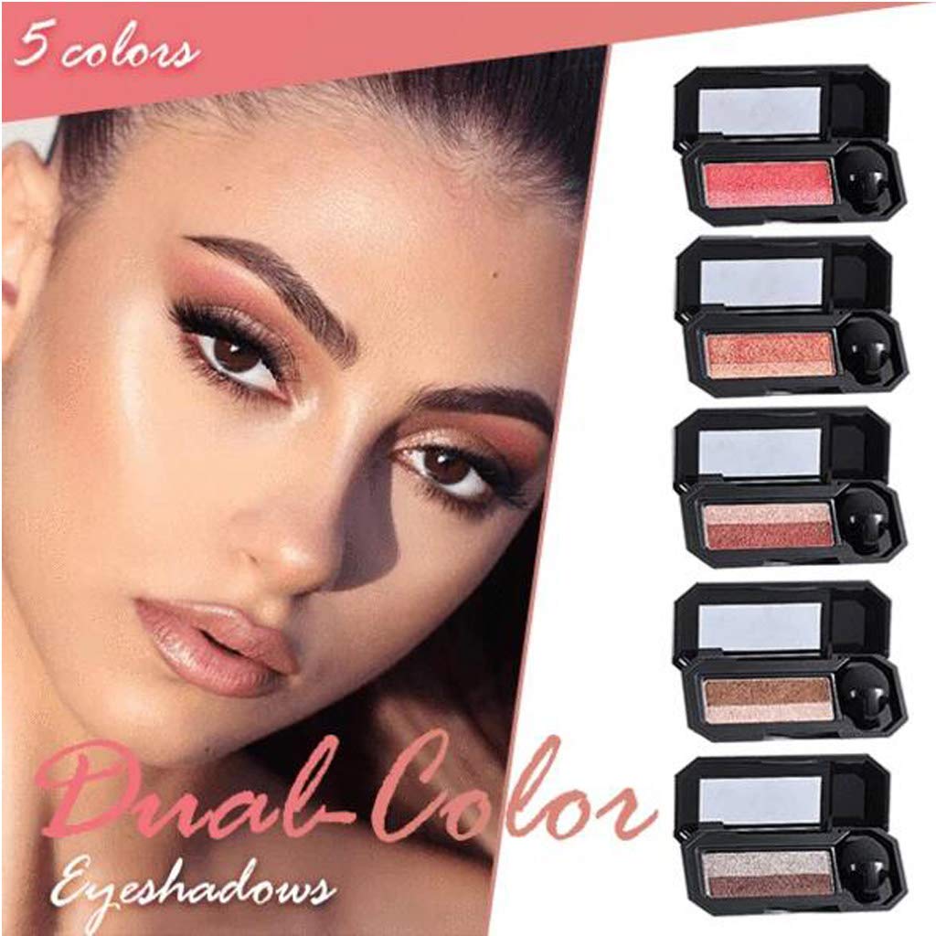 Aaiffey Dual-Color Waterproof Eyeshadow with Exquisite Glitters and Smooth Texture, Long Lasting for Eye Makeup Beauty & Personal Care Aaiffey