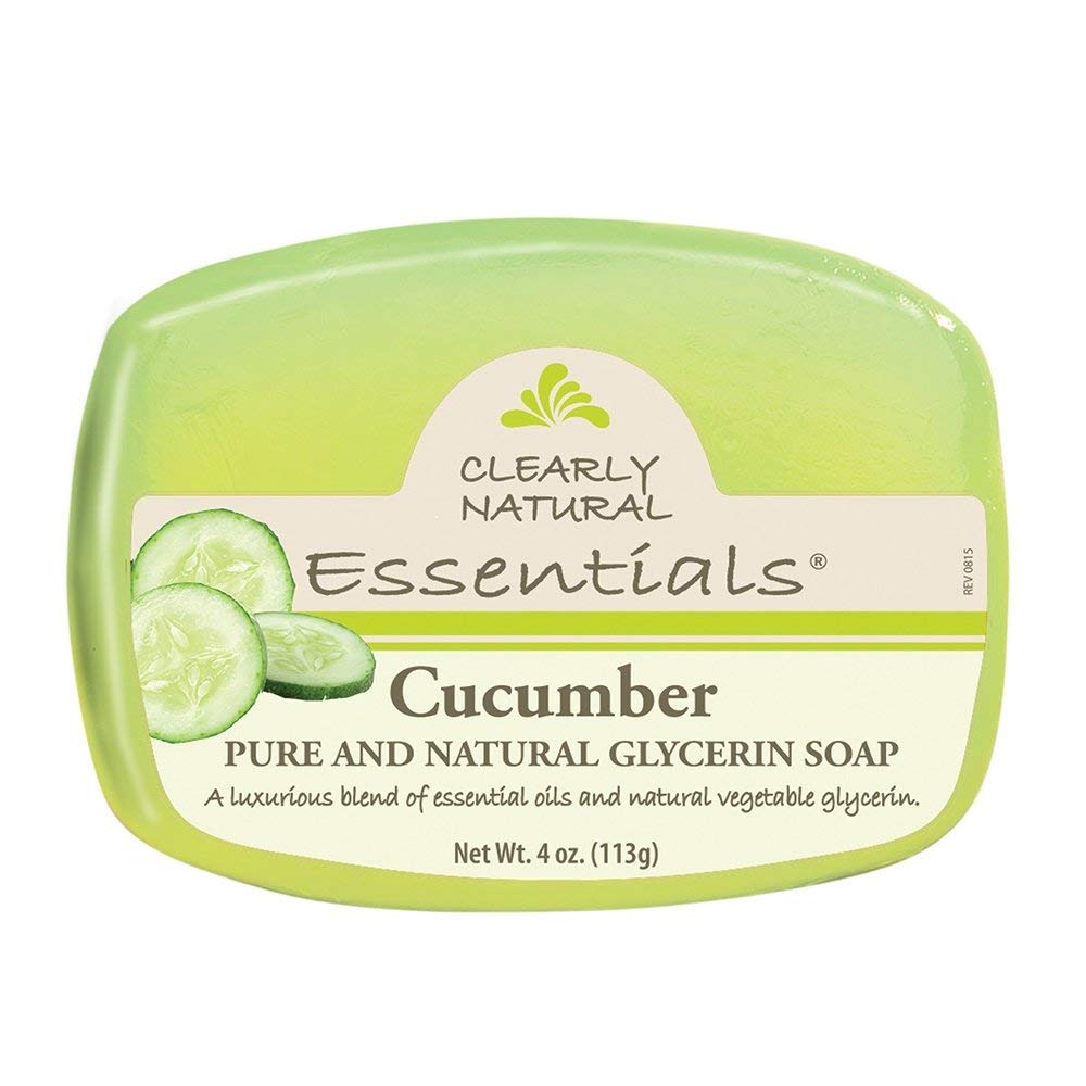 CLEARLY NATURAL BAR SOAP,GLYCERINE,CUCMBR, 4 OZ , 6 pack Beauty & Personal Care Clearly Natural