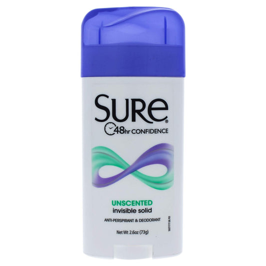 Sure Invisible Solid Anti-Perspirant & Deodorant, Unscented, 2.6 Ounce (ID71717) Beauty & Personal Care Sure