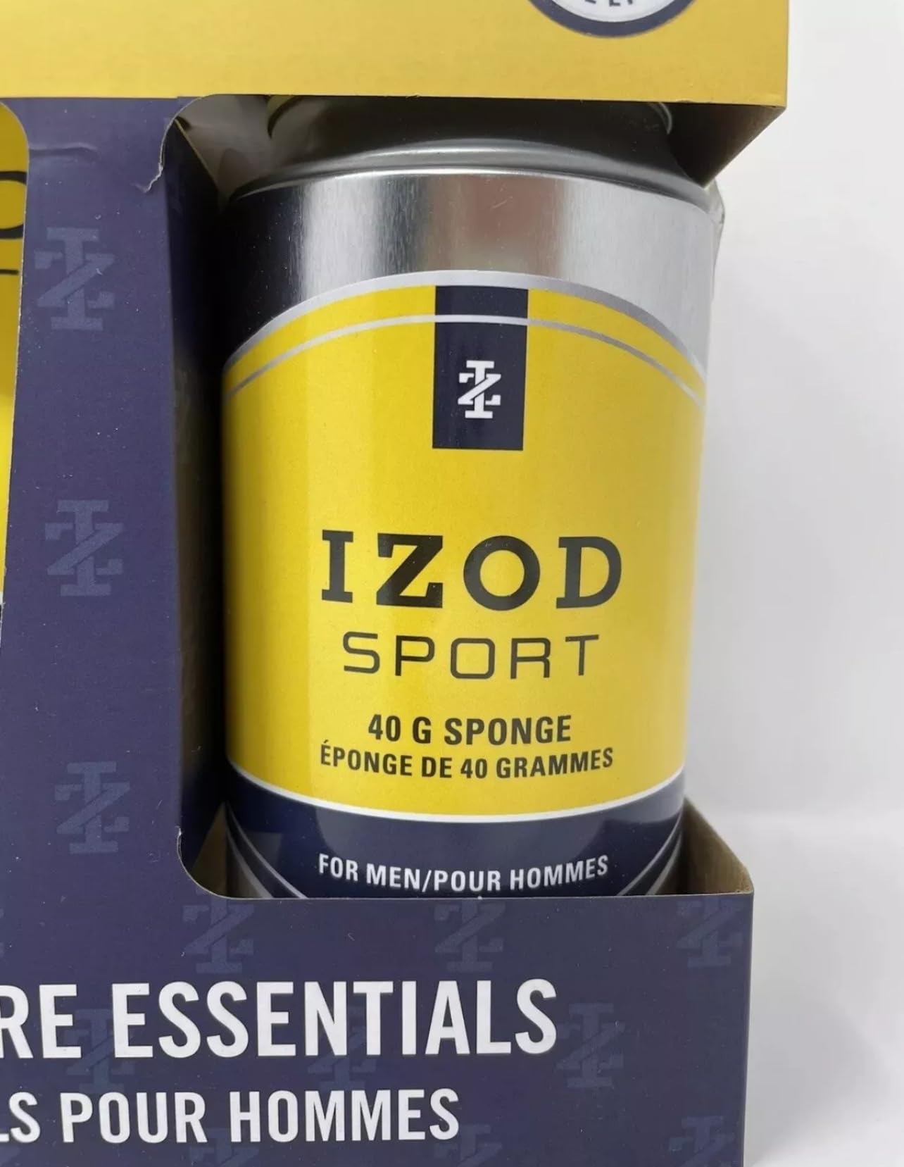IZOD Sport 3 Pack Body Care, Toe & Nail Clippers, Body Wash and 40g Sponge, Blue & Yellow Beauty & Personal Care IZOD