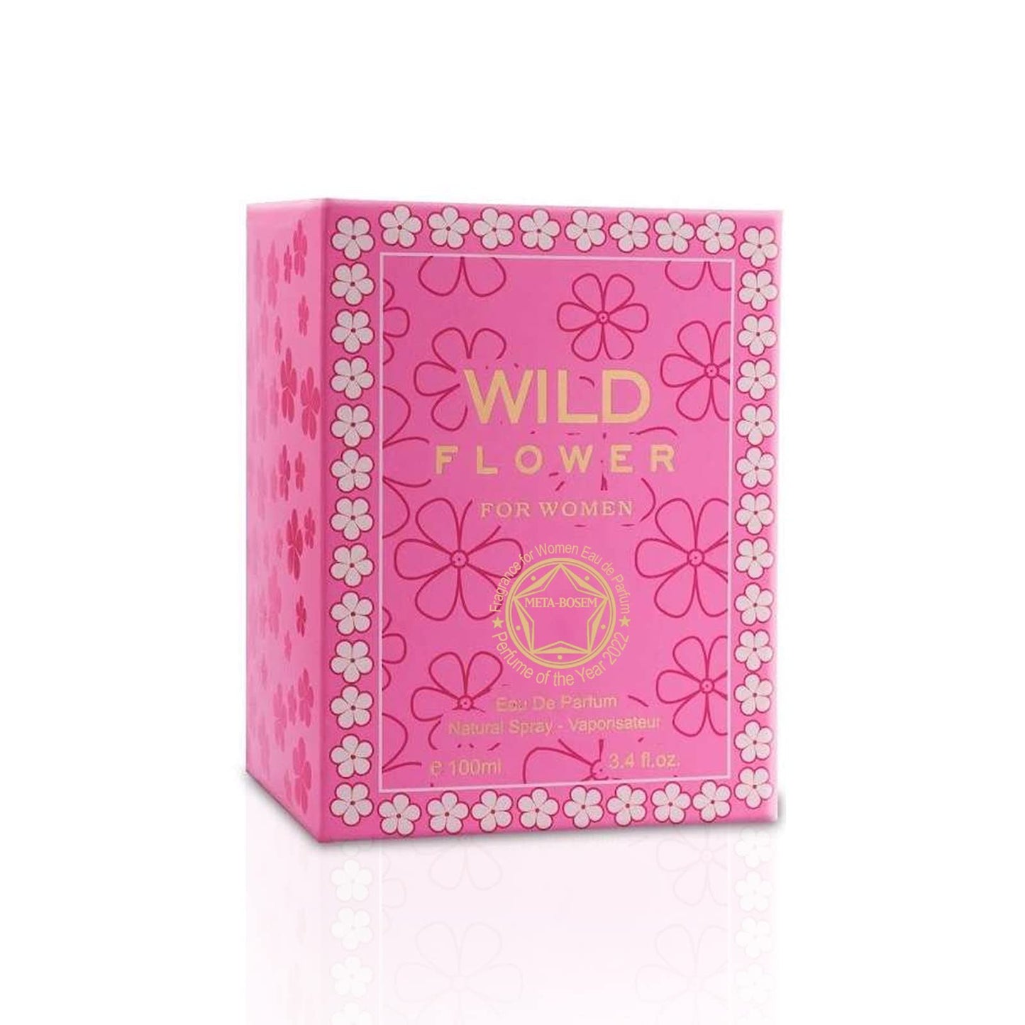 META-BOSEM Wild Flower Pink, Women Perfume Eau de Parfum Natural Spray - Floral Notes - Sweet Fresh Scent - Great Holiday Gift - for All Day Use - a Beauty & Personal Care META-BOSEM