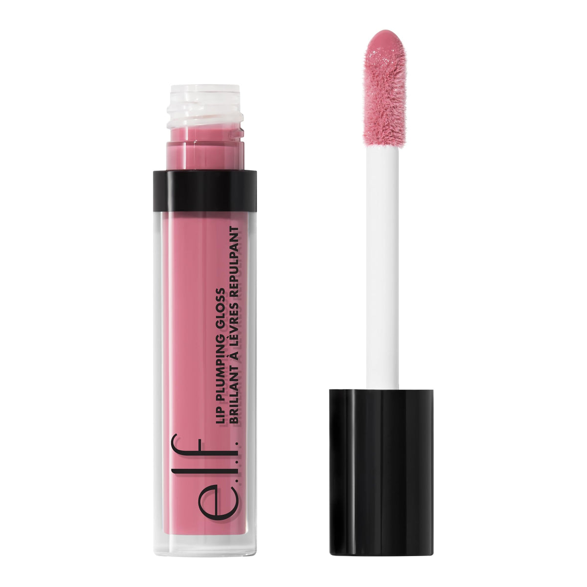 e.l.f. Lip Plumping Gloss, High-Shine Sheer Color, Hydrates & Creates Fuller Lips With Vitamin E, Vegan & Cruelty-Free, Sparkling Rosé Beauty & Personal Care e.l.f.