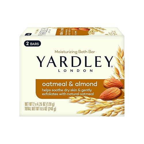 Yardley London Oatmeal and Naturally Moisturizing Bath Bar, Almond (Pack of 2) Beauty & Personal Care Yardley