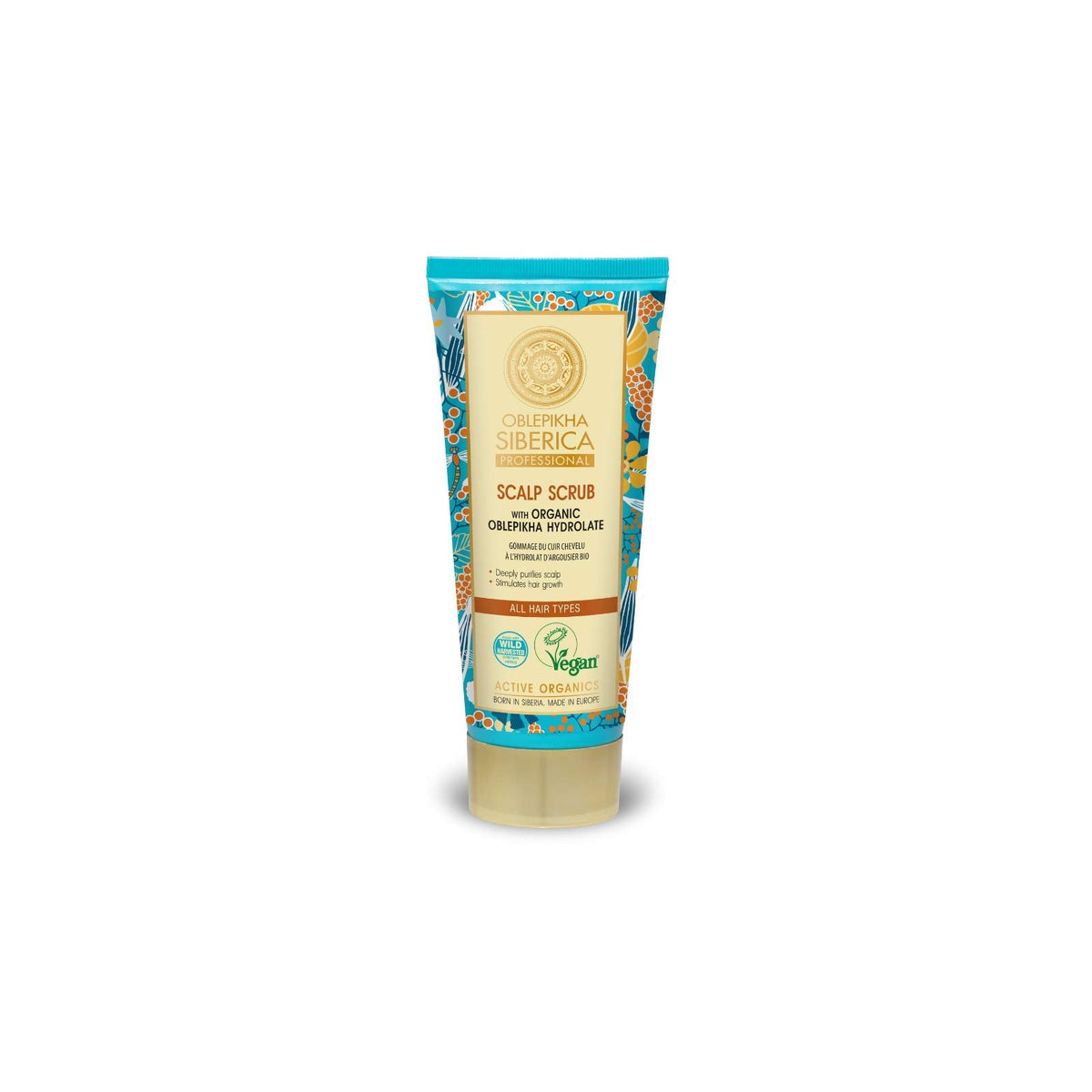 Natura Siberica Oblepikha Sea Buckthorn Scrub for Scalp Sea Buckthorn Oil 200ml Beauty & Personal Care Natura Siberica