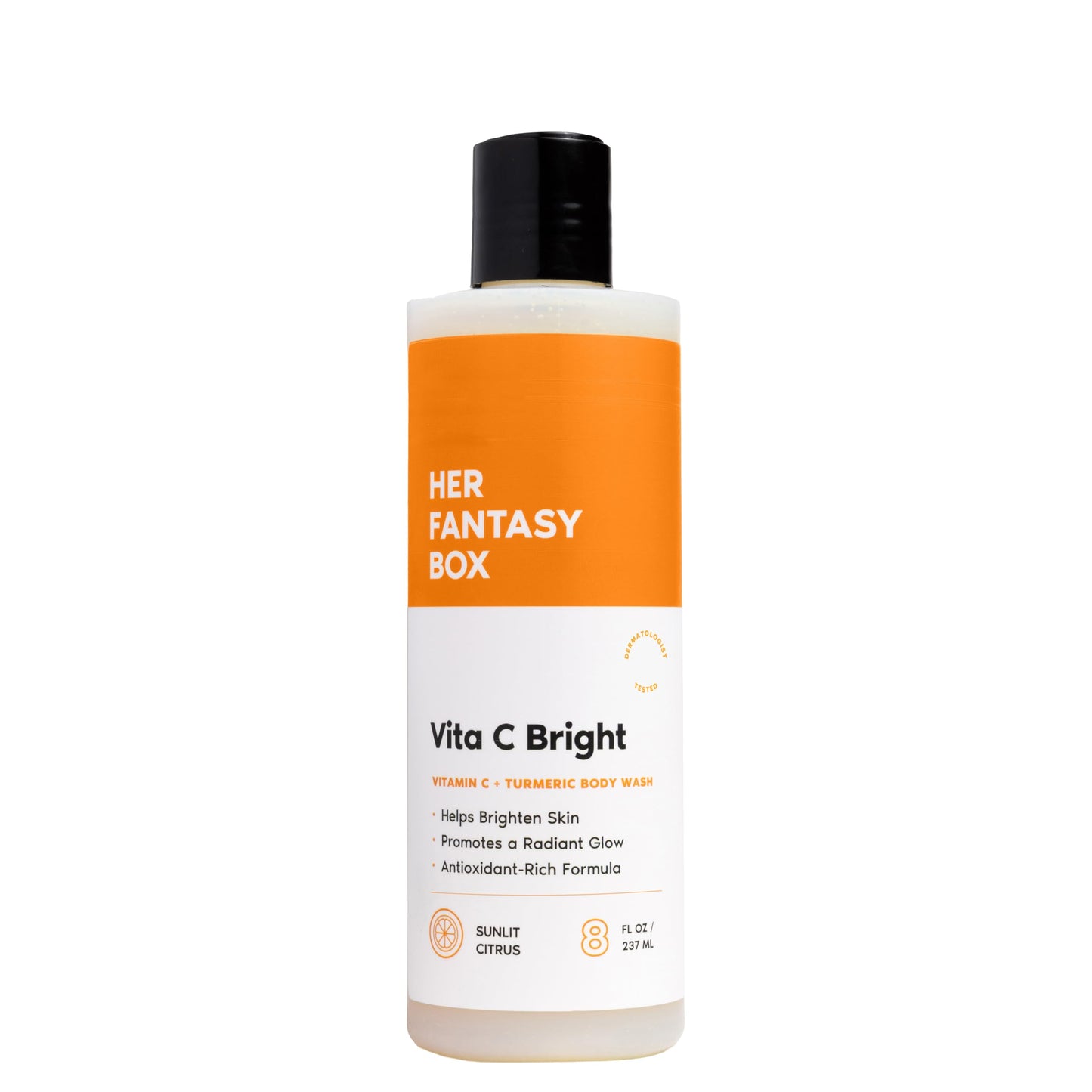 Her Fantasy Box | Vita C Bright Turmeric Body Wash - Antioxidant?Rich Citrus Cleanser with Vitamin C & Turmeric for Radiant, Even-Looking Skin Beauty & Personal Care Her Fantasy Box