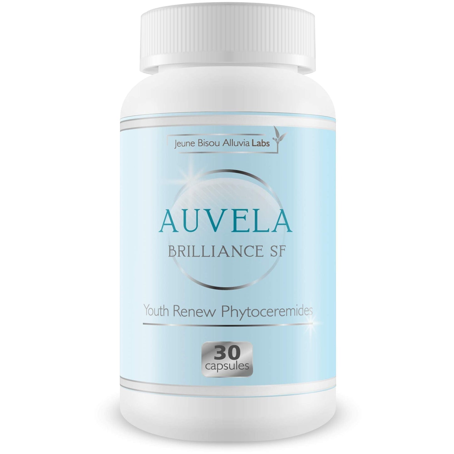 Auvela Brilliance SF - Youth Renew Phytoceramides - Hydrate Your Skin - Promote a More Youthful Appearance and Smoothness - Help Prevent The Beauty & Personal Care Jeaune Bisou Alluvia Labs