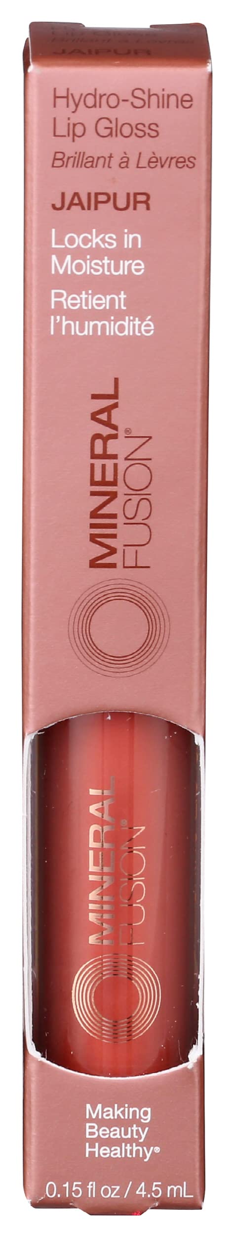 Mineral Fusion, Lip Gloss Hydro Shine Jaipur, 0.15 Fl Oz Beauty & Personal Care Mineral Fusion