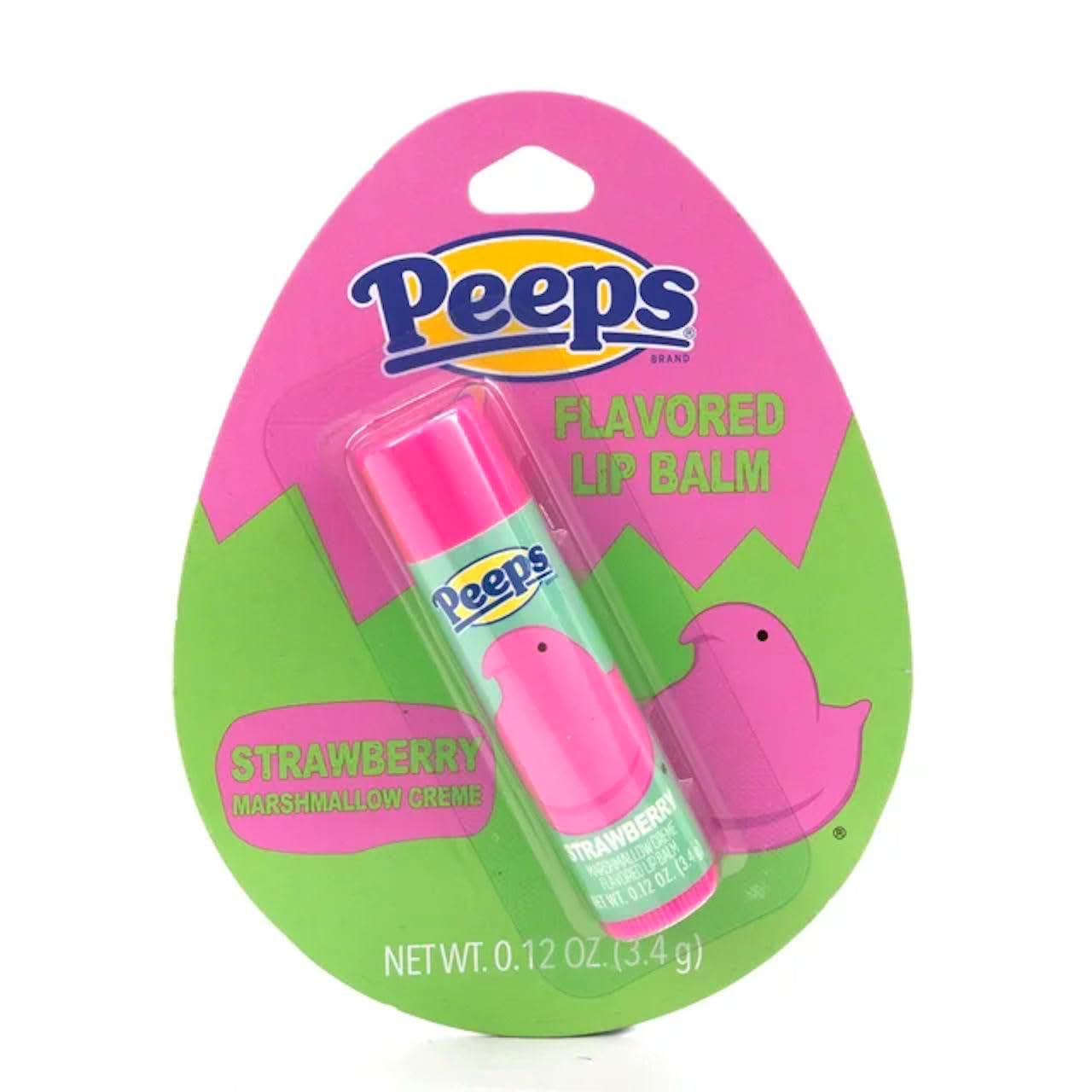 Peeps (1) Easter Candy Flavored Lip Balm - Strawberry Marshmallow Creme - Net Wt. 0.12 oz / 3.4 g Beauty and Personal Care Taste Beauty