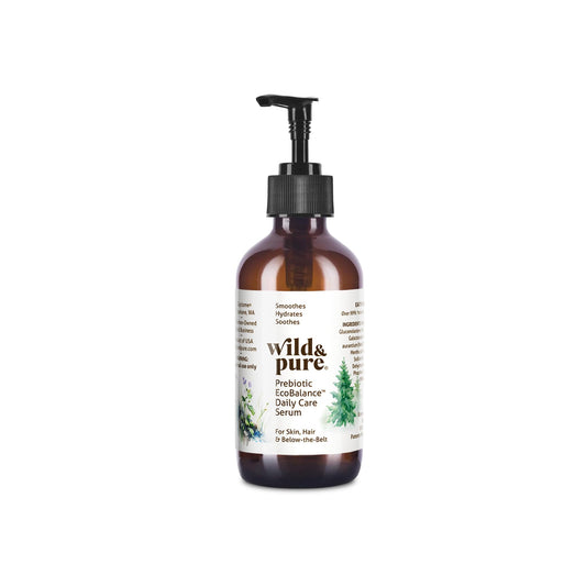 Prebiotic Hydrating Serum for Face & Body (4oz) | Lightweight to Soothe & Support Skin | For All Skin Types, Scar Care, Irritation Relief | Smooths Beauty & Personal Care Wild & Pure