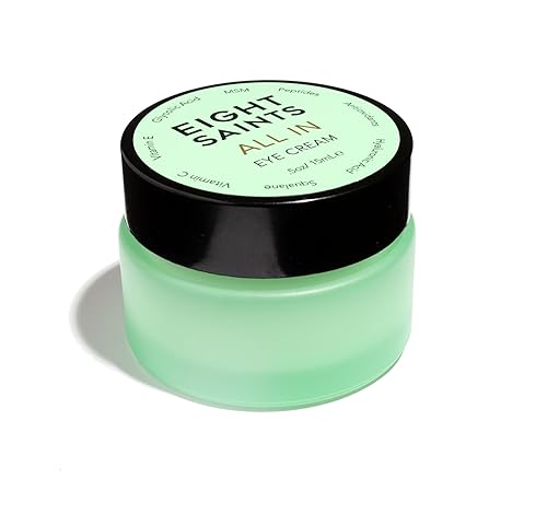 Eight Saints Skin Care All In Eye Cream, Natural and Organic Anti Aging Under Eye Cream to Reduce Puffiness, Wrinkles, and Under Eye Bags, Dark Beauty & Personal Care Eight Saints