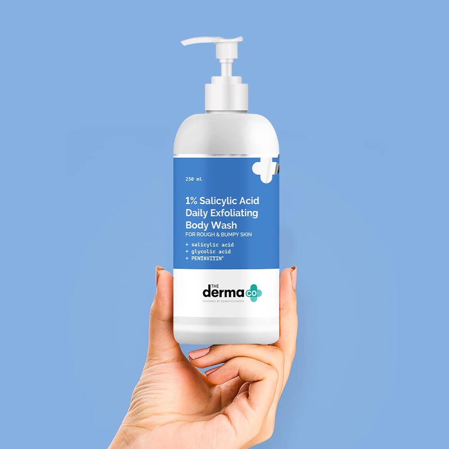 The Derma Co 1% Salicylic Acid Exfoliating Body Wash | Gently Cleanses & Exfoliates | Hydrating Body Cleanser | 8.45 Fl Oz/250ml Beauty & Personal Care The Derma Co