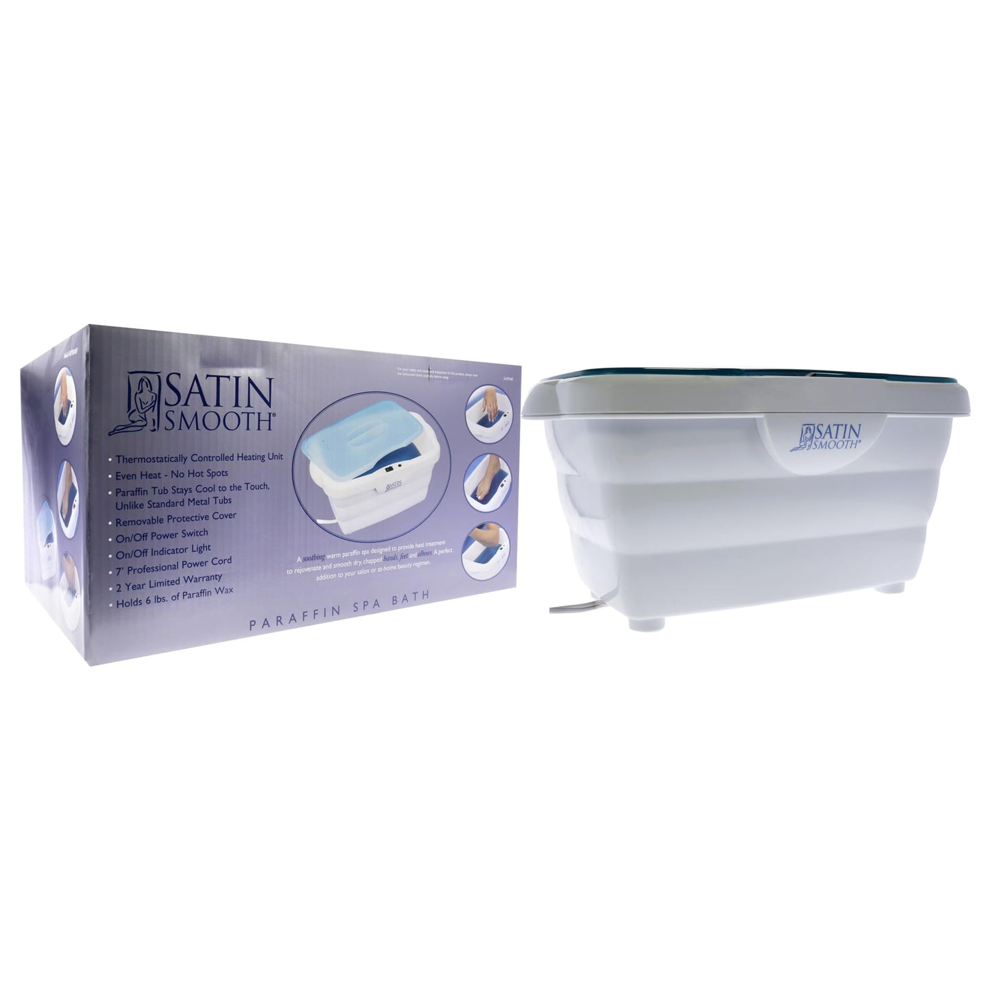 Satin Smooth Paraffin Spa Bath by Satin Smooth for Unisex - 1 Pc Spa Bath Beauty and Personal Care SATIN SMOOTH