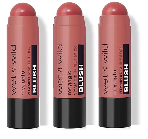 wet n wild MegaGlo Makeup Stick, Buildable Color, Versatile Use, Cruelty-Free & Vegan - Floral Majority (3 Pack) Beauty & Personal Care wet n wild