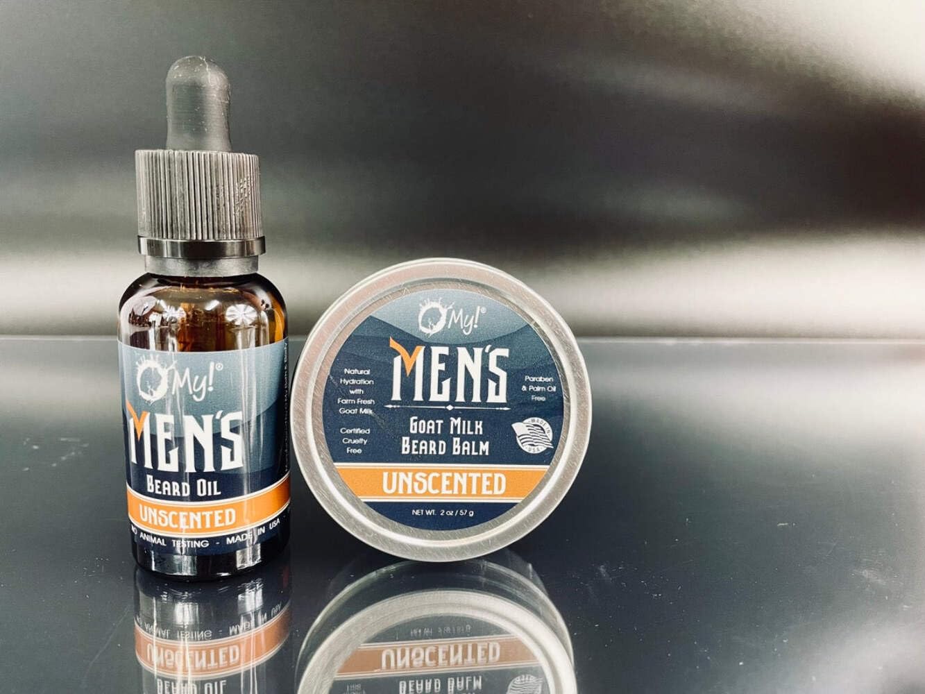 O My! Beard Oil - Unscented - Helps to Tame those Grizzly Whiskers by creating a moisture barrier for a strong, silky beard like no other! - Made Beauty and Personal Care O My!