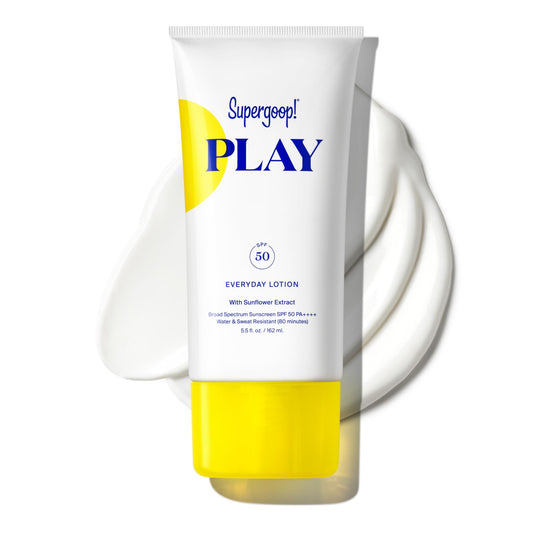Supergoop! PLAY Everyday Lotion SPF 50 - Broad Spectrum Body & Face Sunscreen - Great for Active Days - Fast Absorbing, Water & Sweat Resistant - 5.5 Beauty & Personal Care Supergoop!