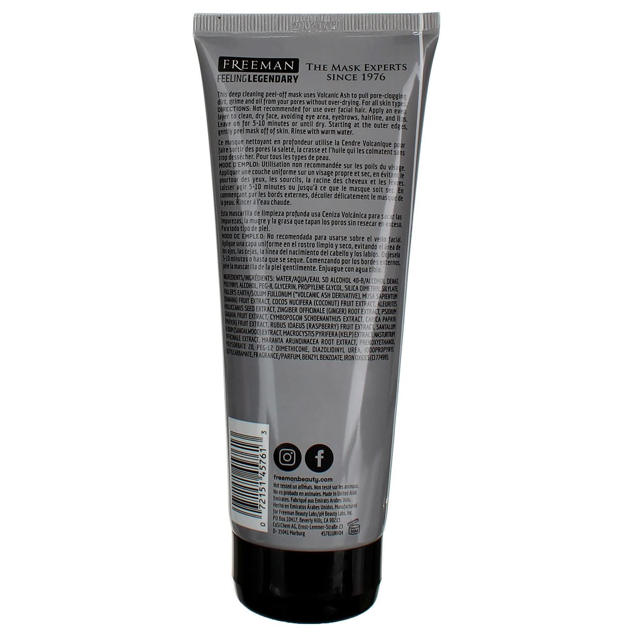 Freeman Peel Of Mask Pore Clearing Beauty & Personal Care Freeman