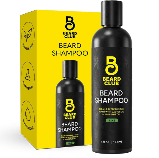 The Beard Club Original Premium Beard Shampoo - Natural & Nourishing Formula for Soft, Clean & Healthy Facial Hair - Gentle on Skin - Sulfate Beauty and Personal Care The Beard Club
