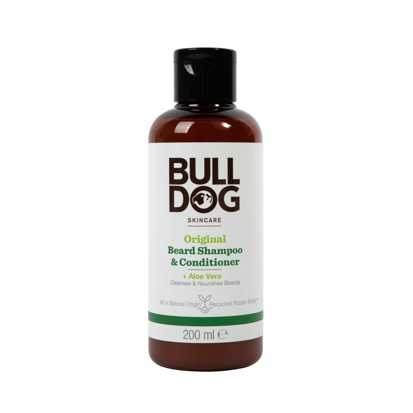 BULLDOG Skincare Original Beard Shampoo & Conditioner, Men's Grooming, Beard Moisturiser for Softer, Supple Beards, 200ml Beauty & Personal Care BULLDOG
