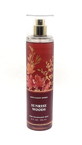 Bath and Body Works Sunrise Woods Fine Fragrance Mist 8 Fluid Ounce Body Spray (2023 Limited Edition) Beauty & Personal Care Bath & Body Works