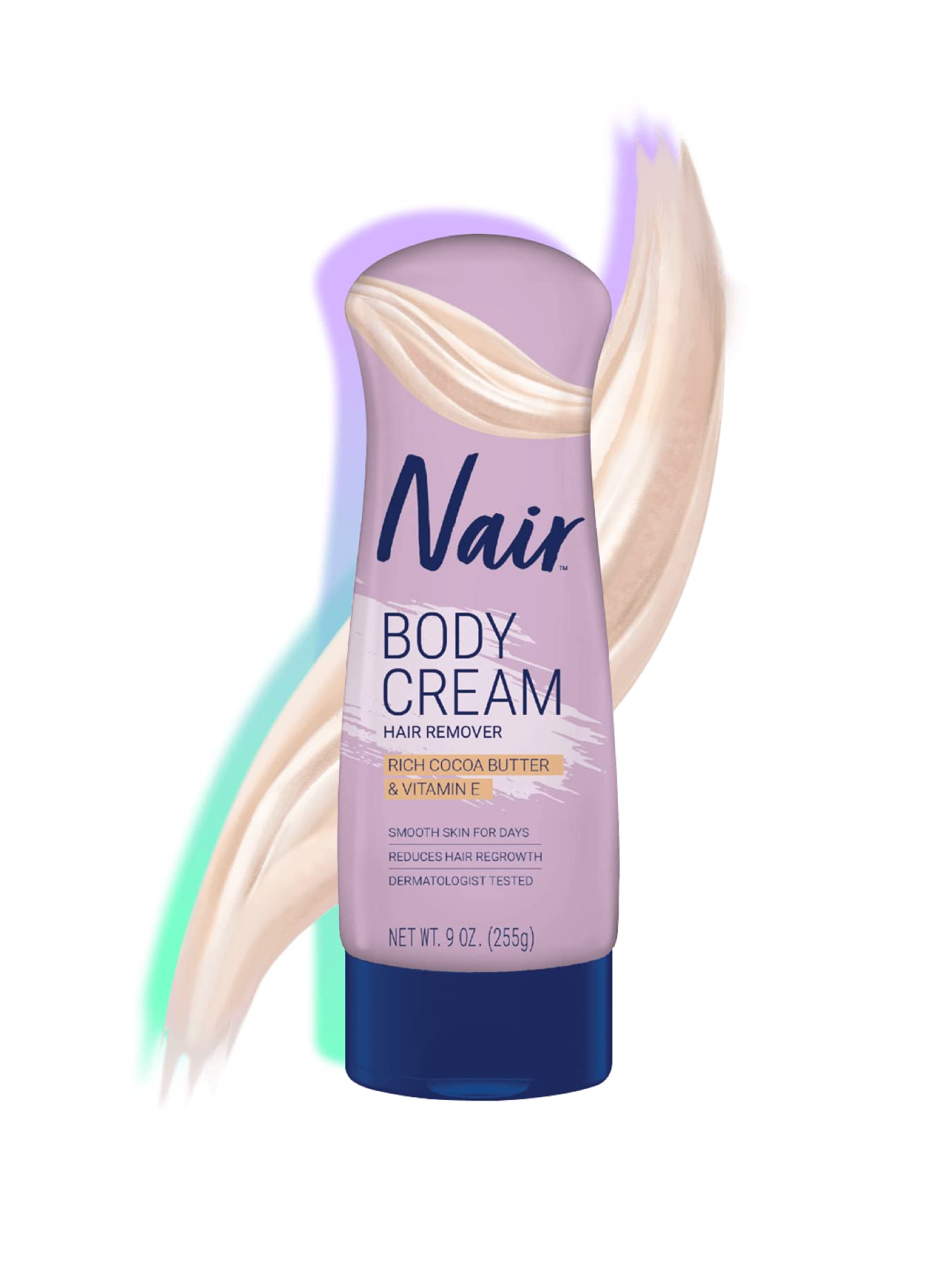 Nair Hair Remover Lotion Cocoa Butter & Vitamin-E 9 Ounce (266ml) (2 Pack) Beauty & Personal Care Nair