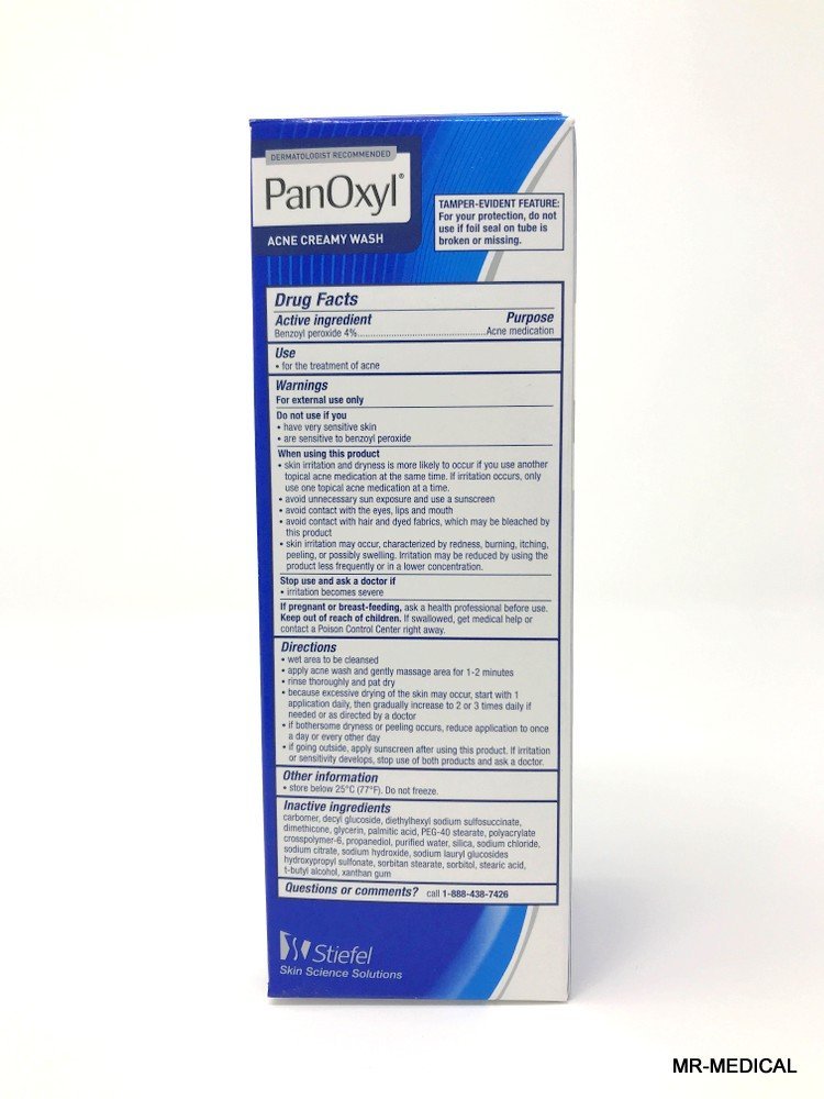 Panoxyl 4 Acne Creamy Wash, 6-Ounce Beauty & Personal Care PanOxyl