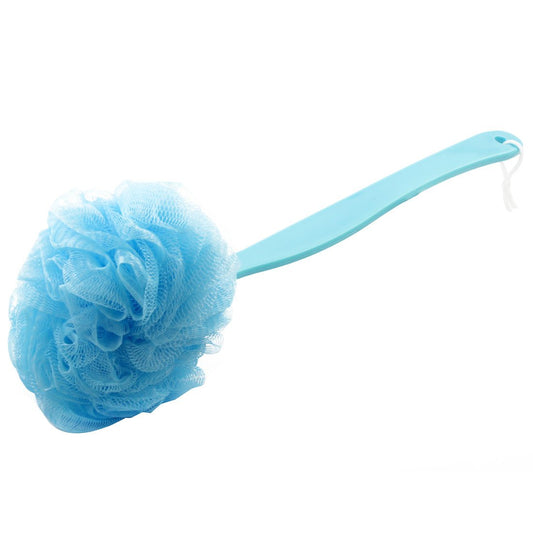 Ruilogod Plastic Long Handle Nylon Mesh Back Scrubber Bathing Shower Brush Blue (id: b51 1ae b2c 28b 4cc Beauty and Personal Care Ruilogod