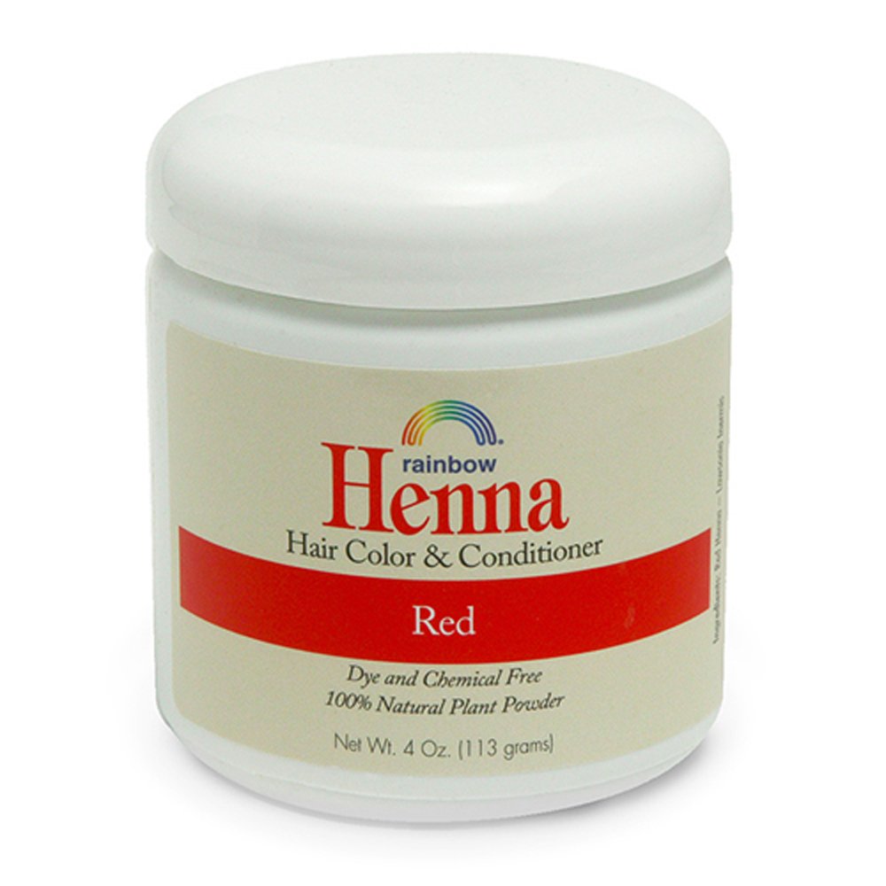 Rainbow Research Henna Hair Color And Conditioner, Red - 4 Oz (4 pack) Beauty & Personal Care Rainbow Research