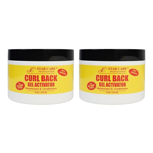 STAR CARE Curl Back Gel Activator 8oz Hydrating Curl Enhancer with Glycerin Softens Moisturizes for Healthy Defined Curls Reduces Breakage & Split Beauty & Personal Care STAR CARE