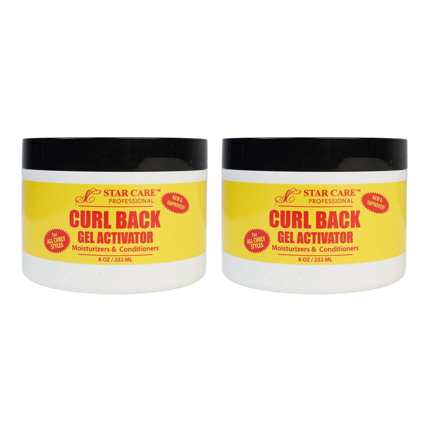 STAR CARE Curl Back Gel Activator 8oz Hydrating Curl Enhancer with Glycerin Softens Moisturizes for Healthy Defined Curls Reduces Breakage & Split Beauty & Personal Care STAR CARE