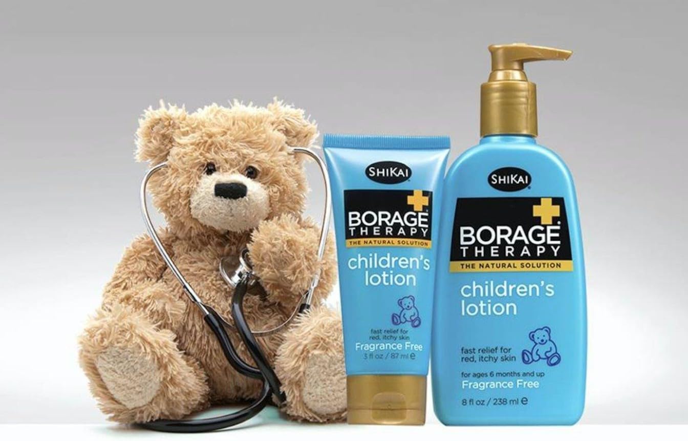 Shikai Borage Dry Skin Therapy Childrens Lotion - 8 Oz, 4 pack Beauty & Personal Care ShiKai