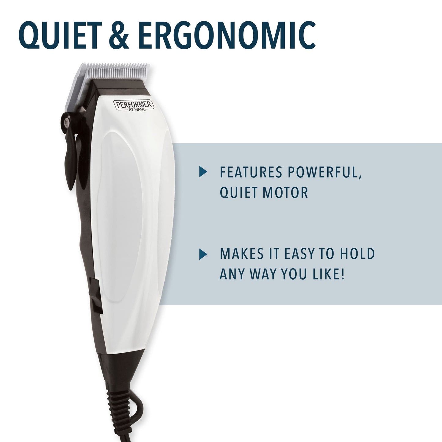 Wahl Canada Performer Haircutting Kit, Quality Economy Clipper Complete with Accessories, Powerful, Quiet Motor, Self-Sharpening Precision Ground Beauty & Personal Care Wahl