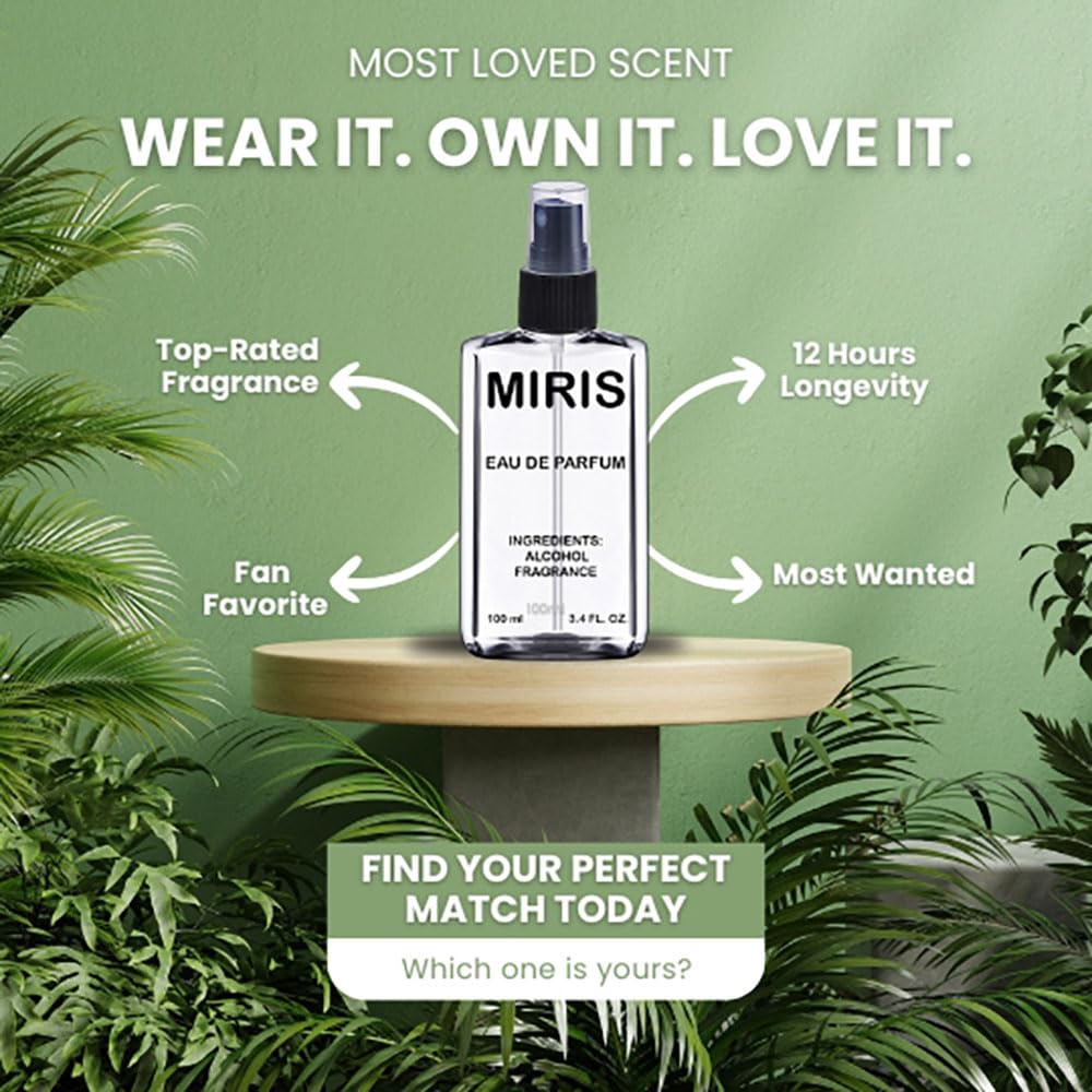 MIRIS No. 44652, Inspired by Aqua Di Goia, Long-Lasting Eau de Parfum for Women, Spray 3.4 Fl Oz / 100 ml Beauty and Personal Care MIRIS