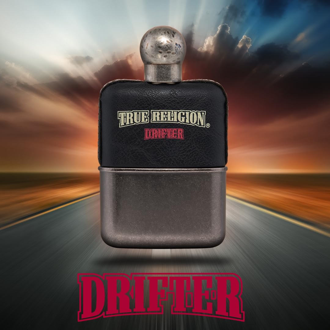 True Religion Drifter Men's Cologne - 3.4 fl oz eau de toilette - aromatic, herbal, marine - bergamot, apple, aquatics, lavender, juniper, sage Beauty & Personal Care True Religion