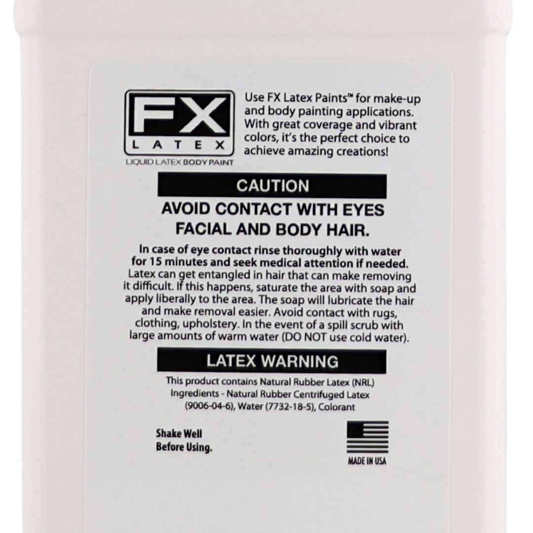 Liquid Latex - Face and Body Paint, Ammonia Free, Easy On and Off, Cosplay Makeup, Create Professional Monster, Zombie Arts 16 Oz (Metallic Copper) Beauty & Personal Care Liquid Latex Fashions
